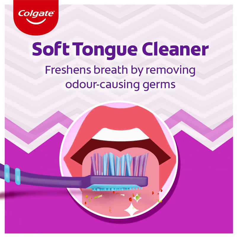 Colgate ZigZag Anti-Bacterial manual Toothbrush for adults – Soft