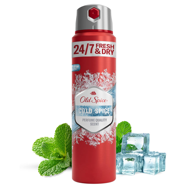 Old Spice Captain Deodorant Body Spray For Men, Aluminium Free