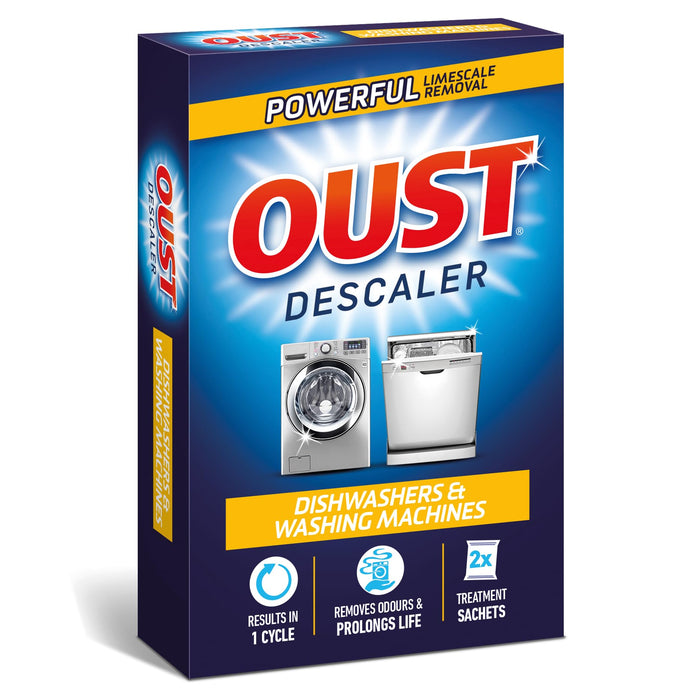 Oust Dishwasher & Washing Machine Descaler (2 Sachets)