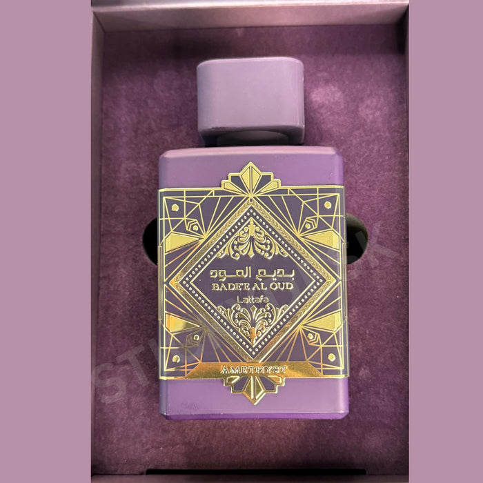 Badee Al Oud Amethyst EDP 100ML, Arabian Perfume, Spicy Elegance and Floral Harmony