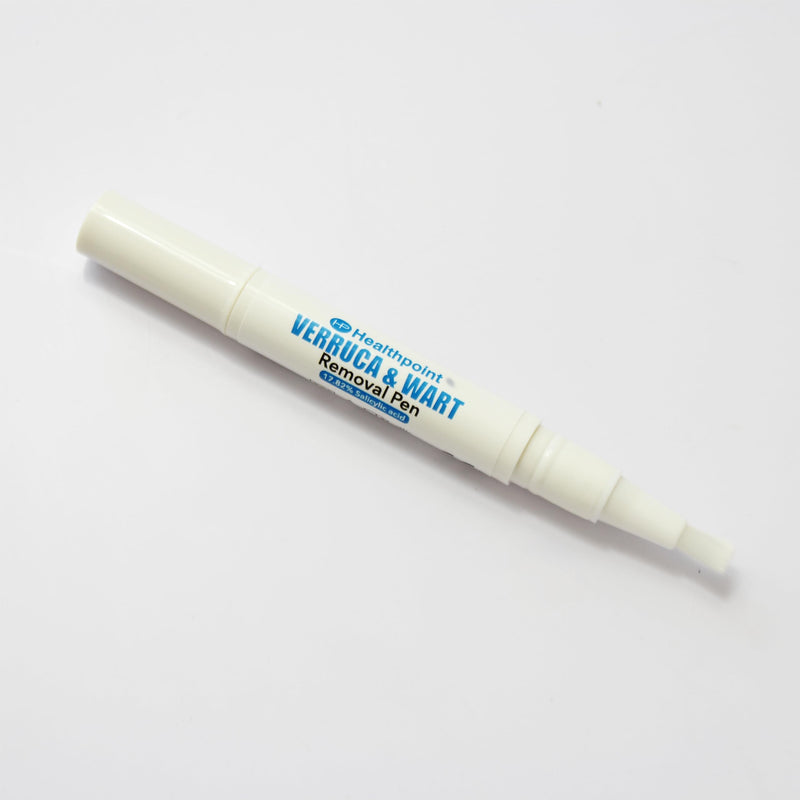 Healthpoint Verruca and Wart Removal Pen, Clinically Proven 2ml Gel, Precision Pen for Easy Targeted Application, Treats Corns and Calluses, for Hands and Feet, Prevents Further Infection