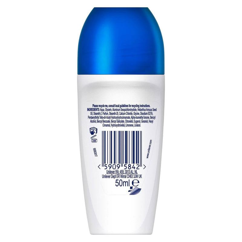 Dove Deodorant Roll On Advance Care Go Fresh Original 72H Odour Protection Anti-Transpirant and Anti-Perspirant for Women with Triple Moisturising Technology, 50ml