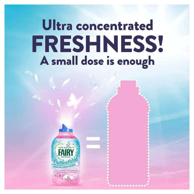Fairy Outdoorable Fabric Conditioner, Cherry Blossom and Nordic Cotton