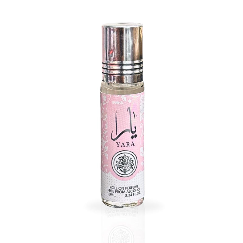 Yara 10ml by Lattafa Perfume Oil for Women- Arabian Attar Roll on Floral Soft Powderey Vanilla