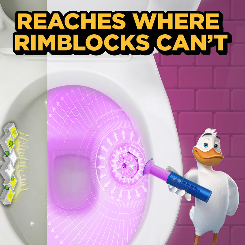 Duck Fresh Discs Toilet Cleaner Starter Kit, Fights Stains That Harbour Germs