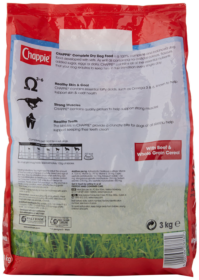 Chappie Complete Dry Dog Food for Adult Dogs