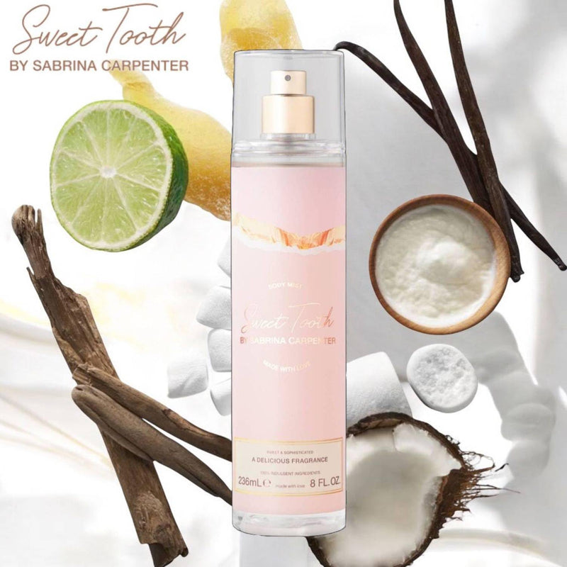 Sabrina Carpenter Sweet Tooth Women's Perfumed Body Water Various Fragrances 236 ml