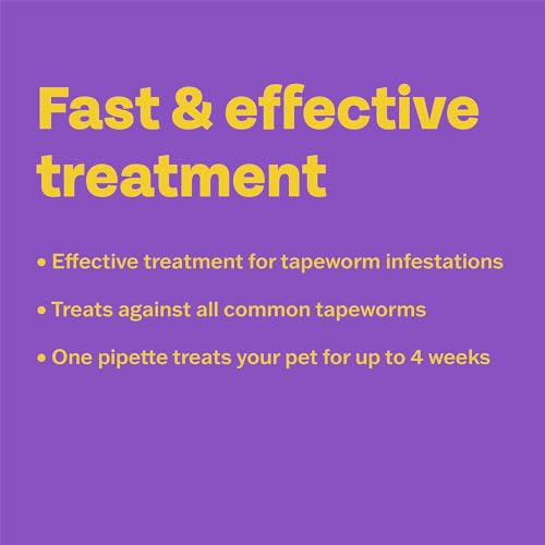 Bob Martin Clear | Spot On Wormer for Cats & Kittens | 100% Effective Tapeworm Treatment