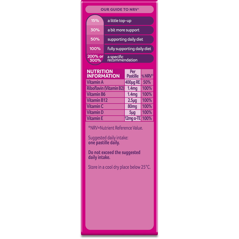 Bassetts Vitamins 7-11 Years Raspberry Flavour Multivitamins