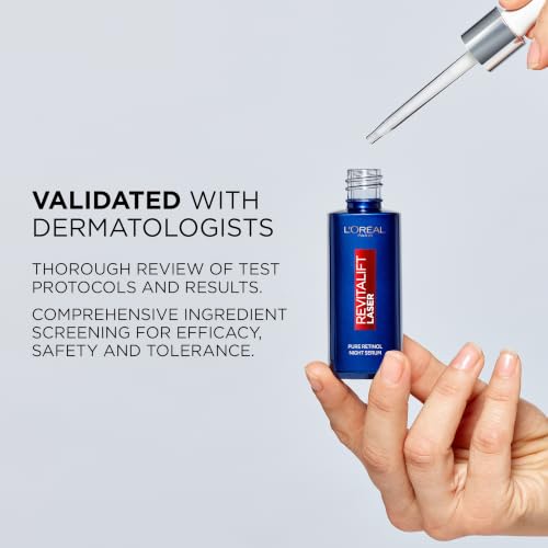 L'Oréal Paris Retinol Serum for Face, Revitalift Laser Anti-Wrinkle 30ml