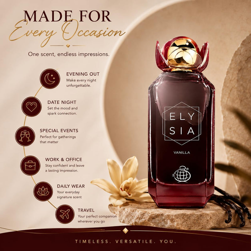 Elysia Vanilla Eau De Parfum 100ml by Fragrance World