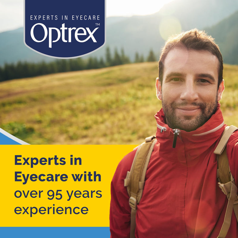 Optrex Itchy Eyes, Double Action Soothing Eye Drops, 10ml, Soothes & Protects, Cools and Relieves, Gets to Work Instantly, On the Go Relief