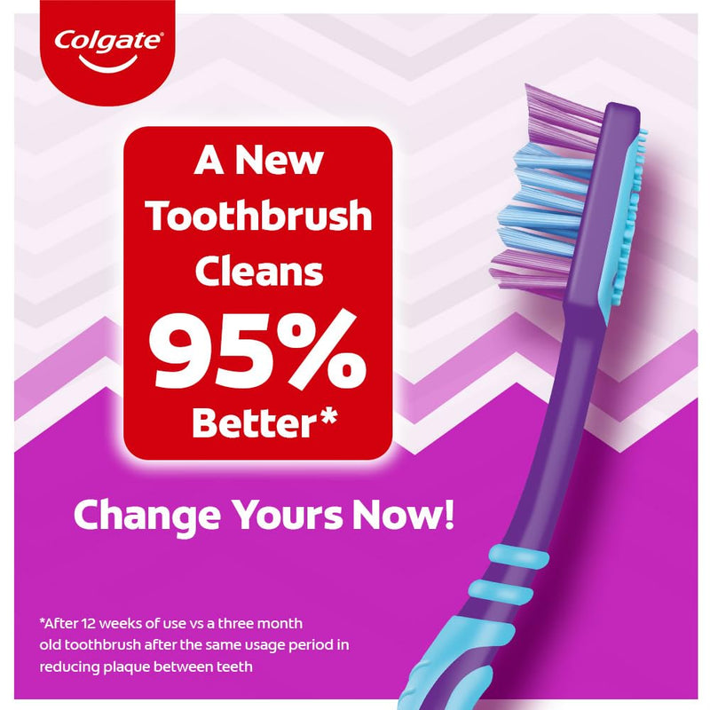 Colgate ZigZag Anti-Bacterial manual Toothbrush for adults – Soft