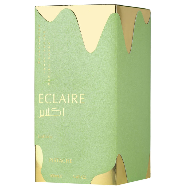 Lattafa Eclaire Pistache EDP 100ml/3.4oz Spray - Pistachio Cream Vanilla Milk Musk