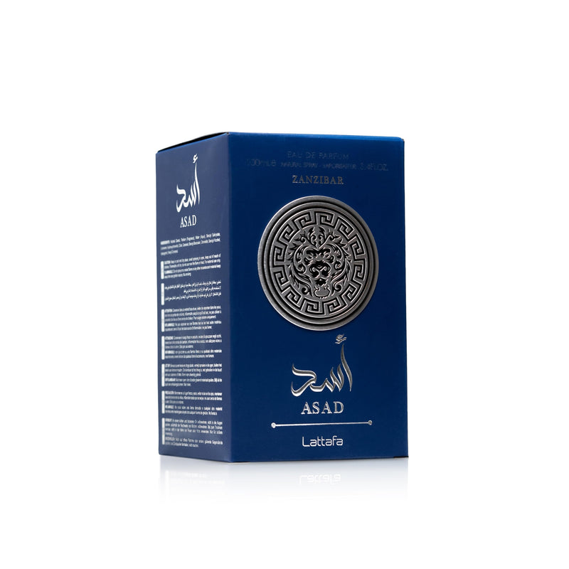Asad Zanzibar by Lattafa for Men - 3.4 oz EDP Spray