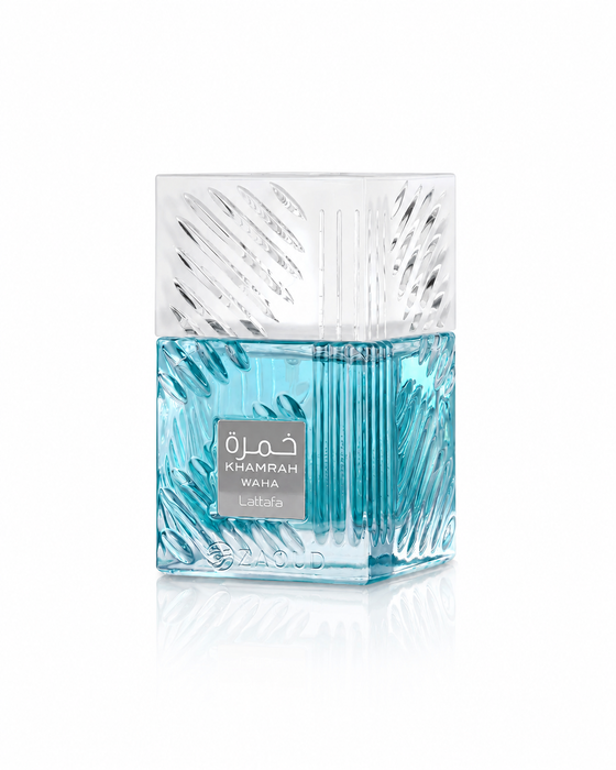 Lattafa Khamrah Waha Unisex EDP 100ml - Fresh Yuzu Cucumber Sea Salt Accord