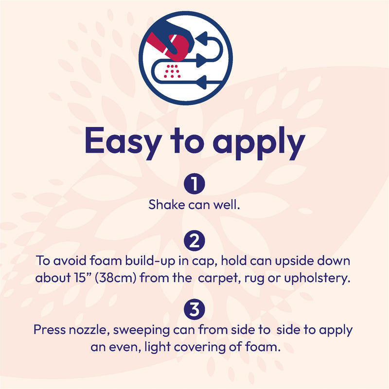 1001 Carpet Fresh for Pet Odour • Thai Orchid & Passionfruit 300ml • Pet Odour Remover Foam • Carpet Rug & Upholstery Freshener • Quick Drying Fine Foam • No Need to Hoover • WoolSafe Approved