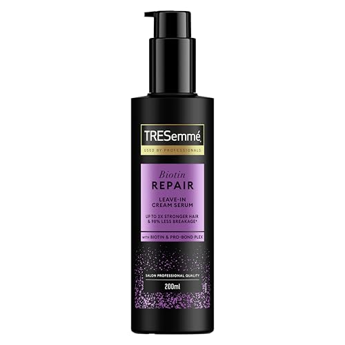 TRESemme Biotin Repair Leave-In Cream Hair Serum hair treatment with Biotin & Pro-Bond Plex for up to 3x stronger hair & 98% less breakage* 200 ml