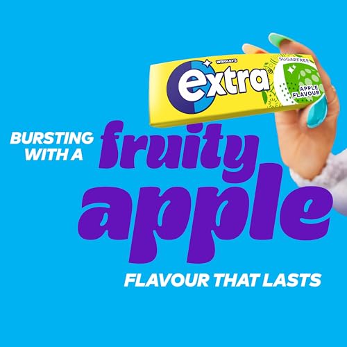 Extra Apple Flavour Sugar Free Chewing Gum 10 pieces (30 Pack)