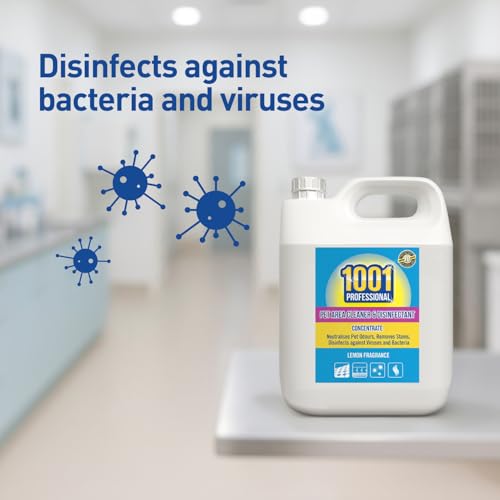 1001 Professional Powerful Pet Area Cleaner & Disinfectant – 5 Litre