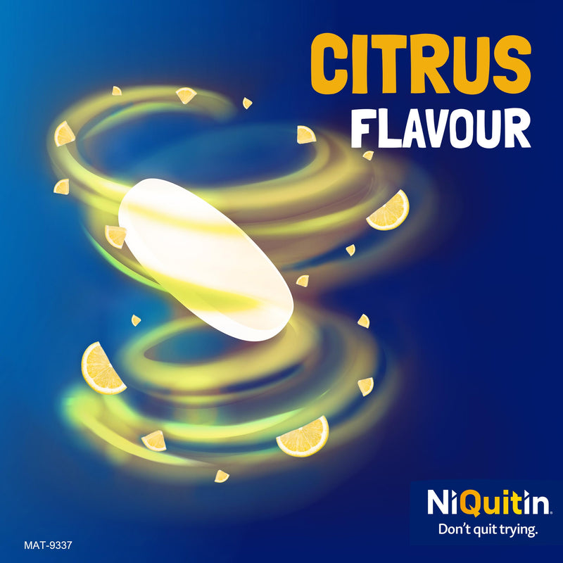 NiQuitin Minis Citrus Nicotine Lozenges 4mg, Pack of 60