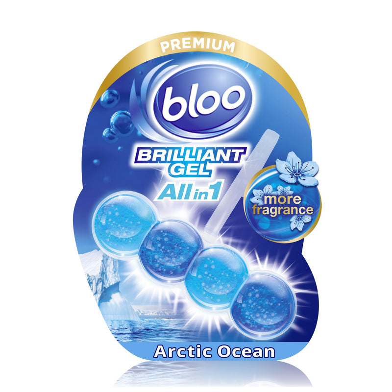 Bloo Brilliant Gel All in 1 Toilet Rim Block Cleaner