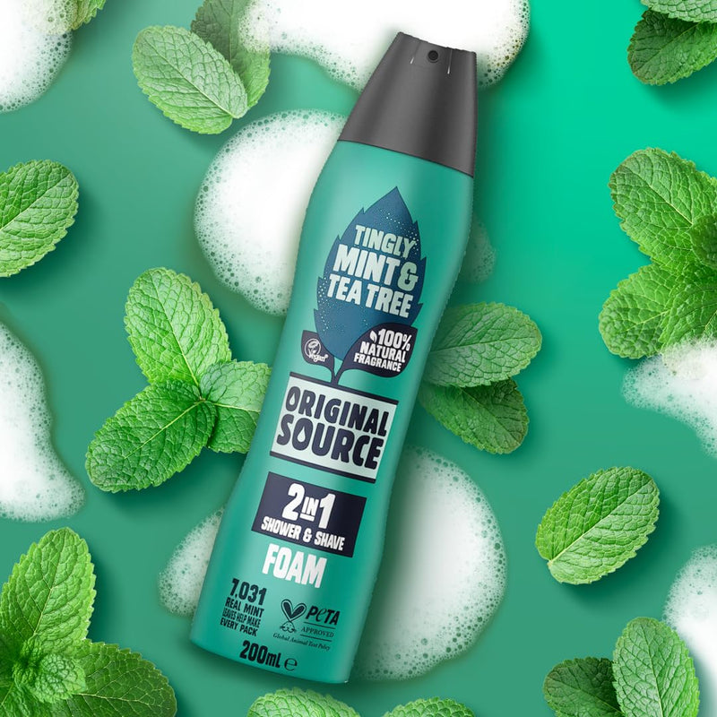 Original Source Lemon & Tea Tree 2 in 1 Shower and Shave Foam