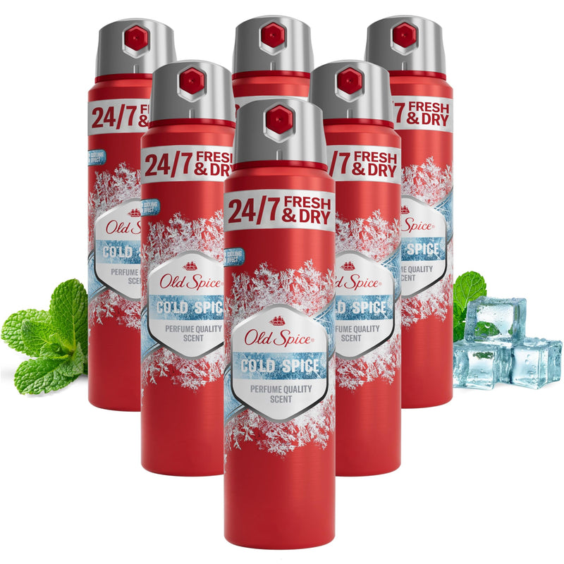 Old Spice Captain Deodorant Body Spray For Men, Aluminium Free