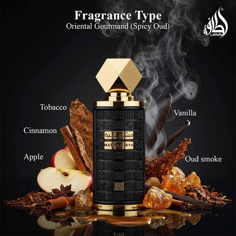 Mashrabya by Lattafa for Men - 3.4 oz EDP Spray