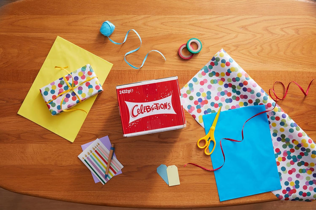 Celebrations Bulk Chocolate Box, 2.4kg, Assorted Chocolates Gift Box with Mini Chocolate Bars & Biscuits