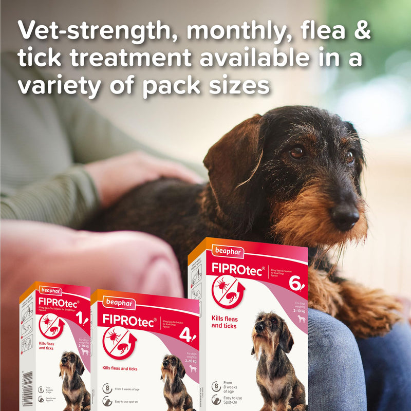 Beaphar - FIPROtec Spot-On Flea & Tick Treatment for Large Dogs