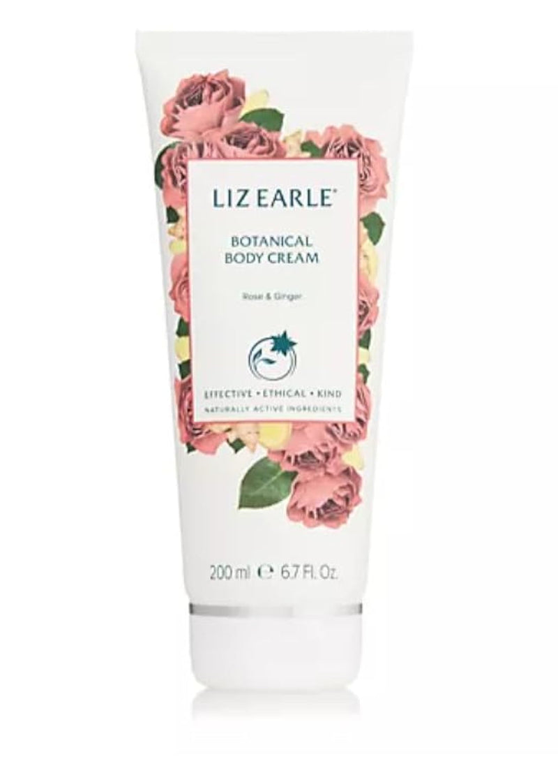 Liz Earle | Rose & Ginger | Botanical Body Cream | 200mL