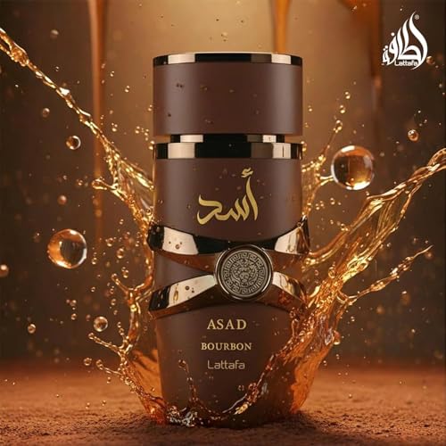 Asad - Bourbon by Lattafa for Men - 3.4 oz EDP Spray