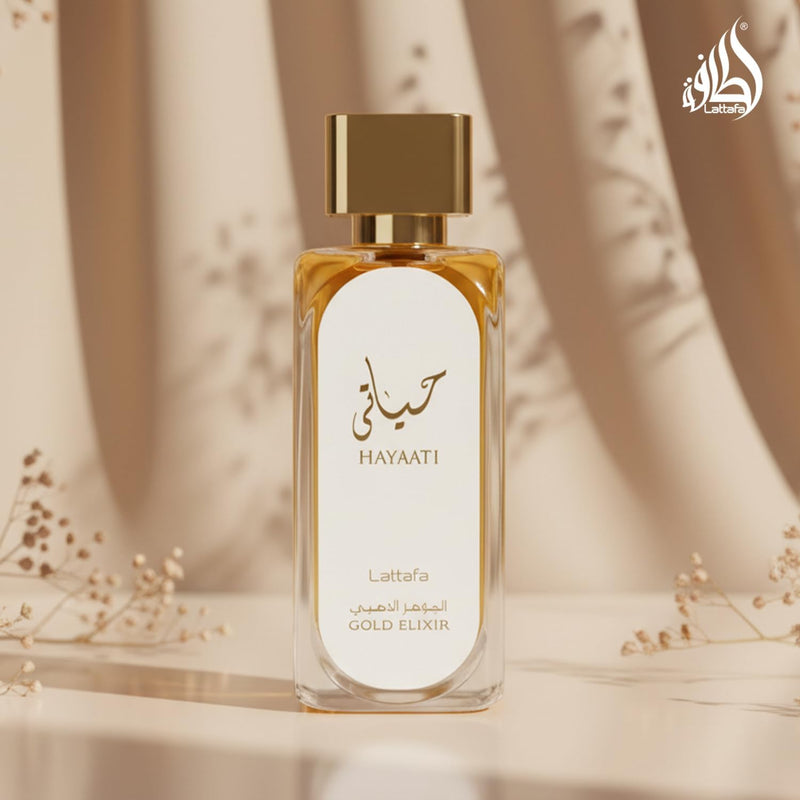 Hayaati Gold Elixir by Lattafa for Women - 3.4 oz EDP Spray