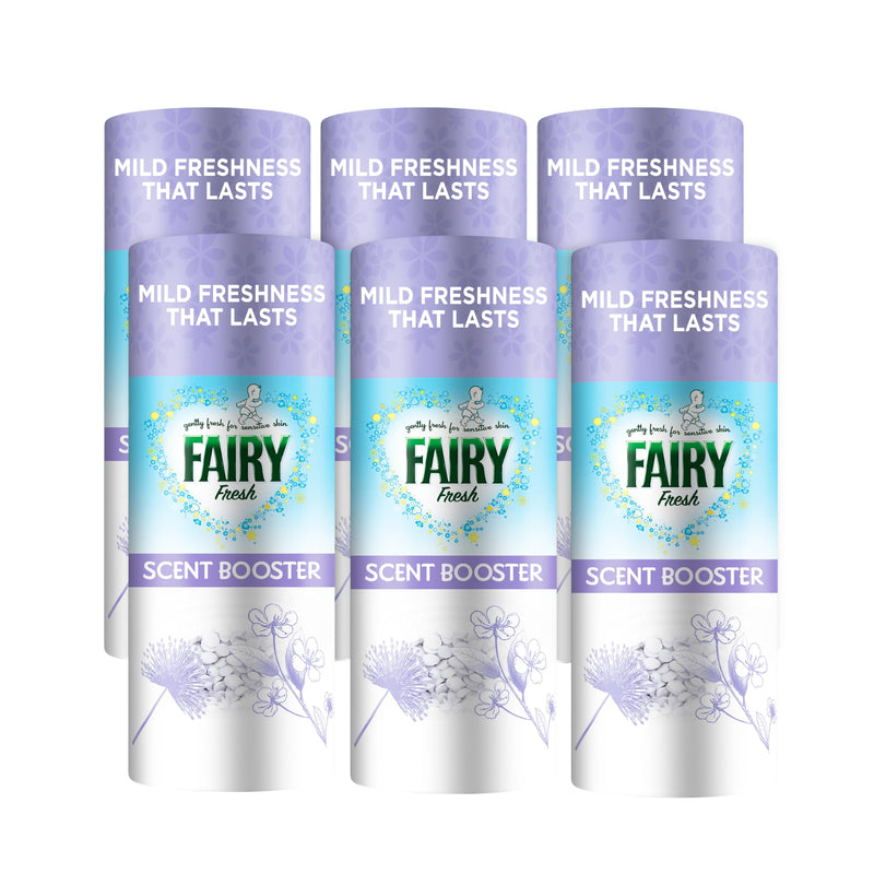 Fairy In-Wash Scent Booster, 6 Packs x155 g, Silk Tree Blossom & Jasmine, Boosters - Washing Beads Scented - Household Supplies