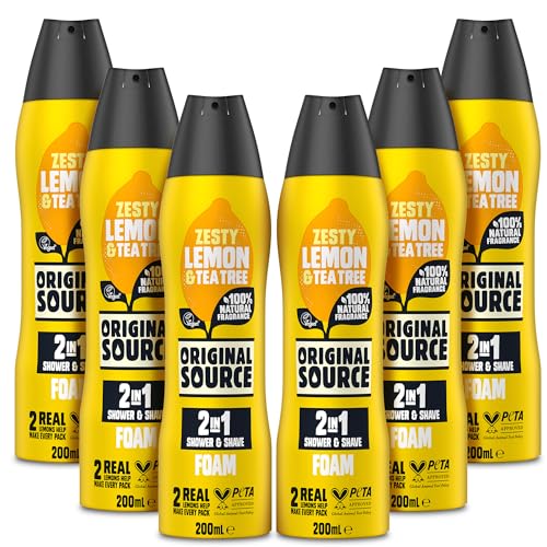 Original Source Lemon & Tea Tree 2 in 1 Shower and Shave Foam