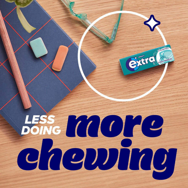 Wrigley's Extra Cool Breeze Sugar Free Chewing Gum Multipack 30x10 Pieces