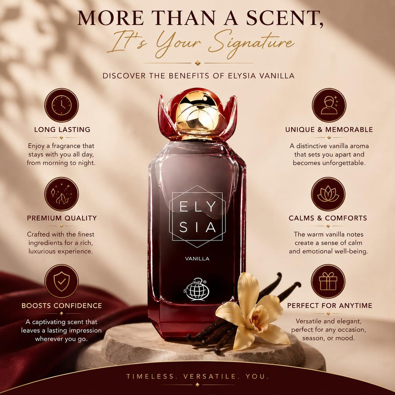 Elysia Vanilla Eau De Parfum 100ml by Fragrance World