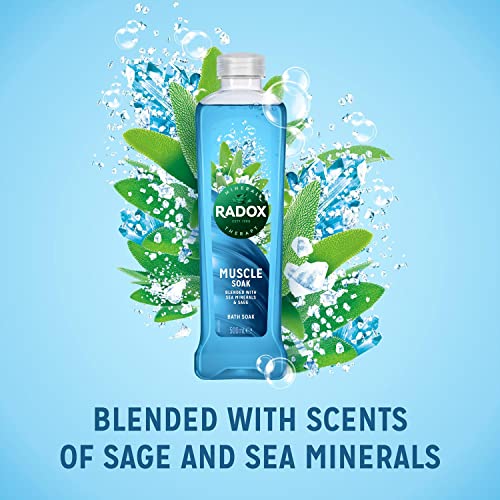 Revitalize Your Body with RADOX Herb Bath Muscle Soak, 500ml (Pack of 6)