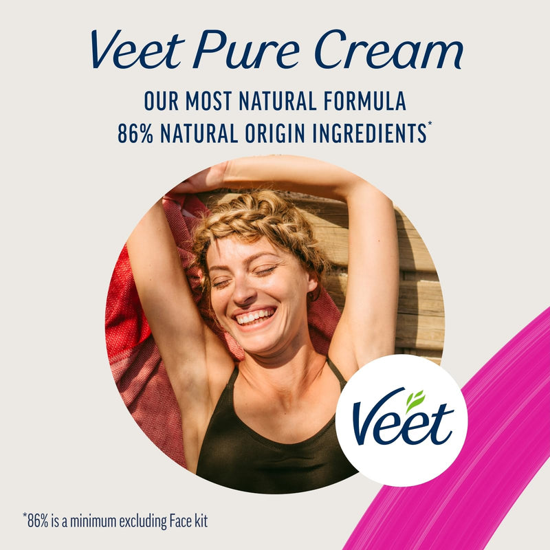 Veet Pure Hair Removal Cream Legs & Body Sensitive 100ml