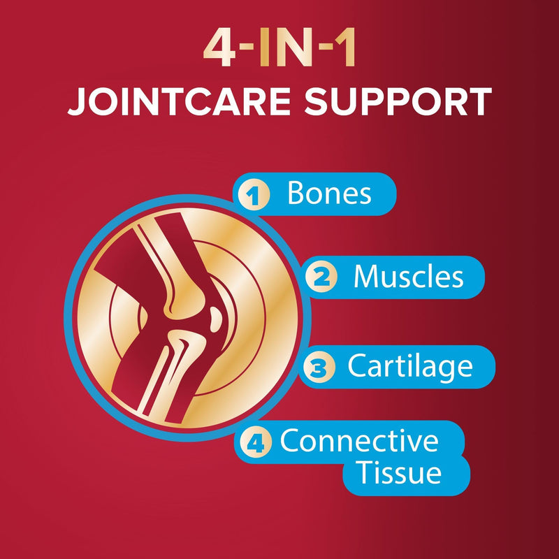 Seven Seas JointCare Plus Calcium, with Omega-3, Glucosamine, Chondroitin, Vitamins C, D and K, Manganese and Zinc, Food Supplements, 30-Day Pack