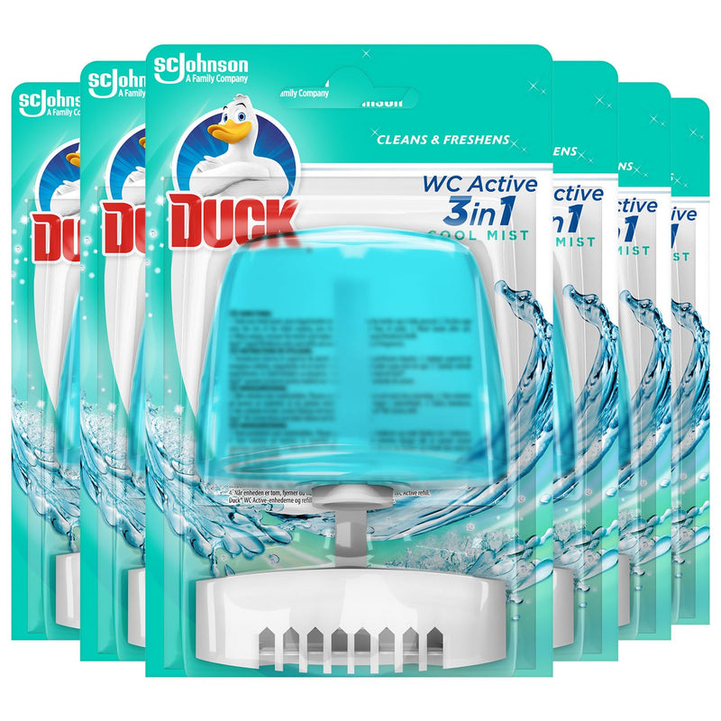 Toilet Duck Rim Block Twin Refill Cool Mist