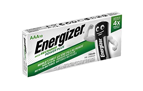 Energizer Rechargable AAA Battery (Pack of 10)