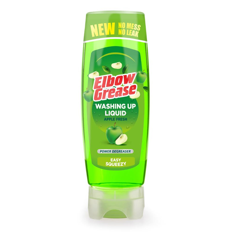 Elbow Grease Stand Up Washing Up Liquid | Power Degreaser - Easy Squeezy | No Mess, No Leaks (Various Scents, 450ml or 700ml)