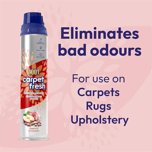 1001 Carpet Fresh for Pet Odour • Thai Orchid & Passionfruit 300ml • Pet Odour Remover Foam • Carpet Rug & Upholstery Freshener • Quick Drying Fine Foam • No Need to Hoover • WoolSafe Approved