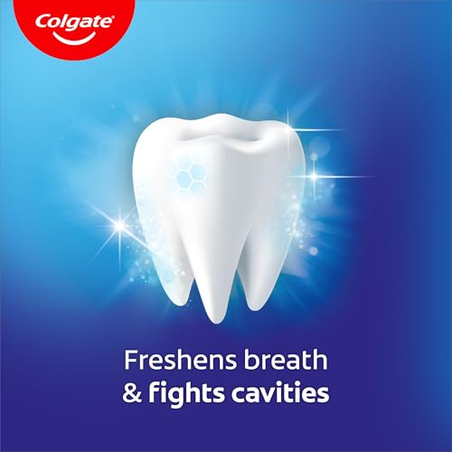 Colgate Advanced White Toothpaste - Teeth whitening Toothpaste - clinically Proven whitening - whitens in 10 Days - with Active Micro-Cleansing Crystals - new Stain Prevention - Enamel Safe
