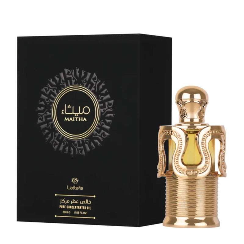 Maitha Concentrated Perfume Oil 20ml Lattafa for Women and Men - Attar Sweet Caramel Vanilla