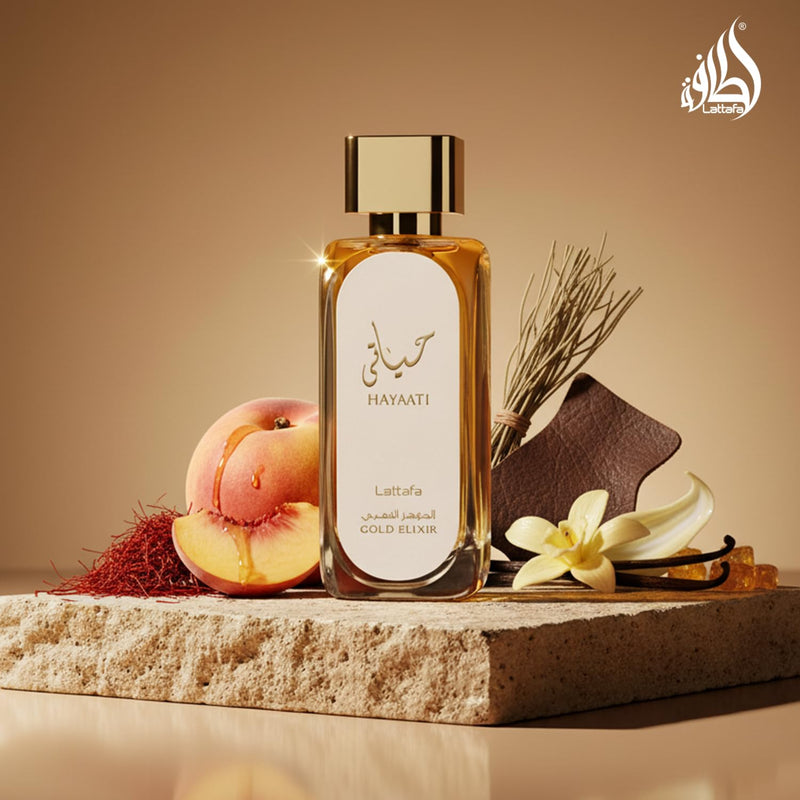 Hayaati Gold Elixir by Lattafa for Women - 3.4 oz EDP Spray