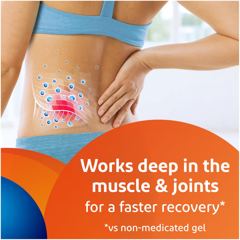 Voltarol Back & Muscle Pain Relief 1.16% Gel, Diclofenac Anti‑Inflammatory Pain Relief for Muscles & Joints, 100 g