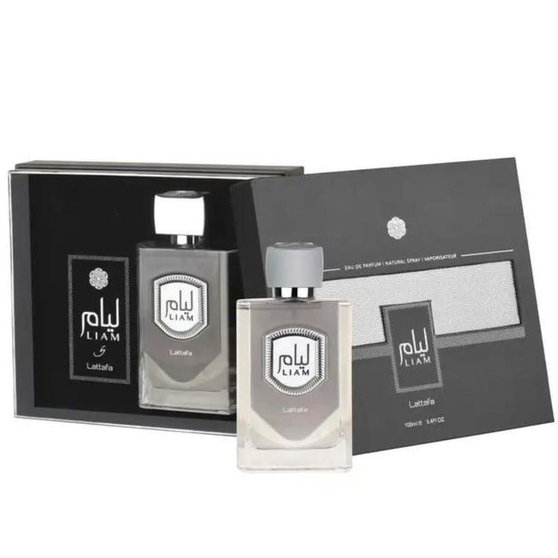 Lattafa Liam Blue Shine & Liam Grey EDP Sprays For Men & Women Perfumes